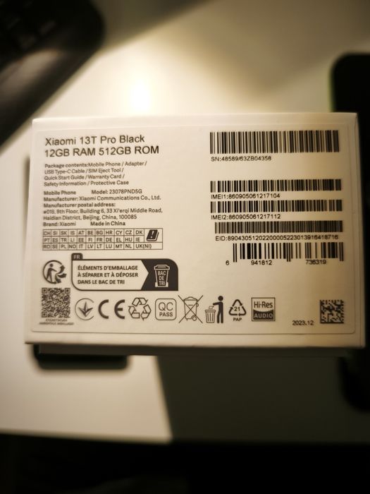 Xiaomi 13T PRO  512Gb