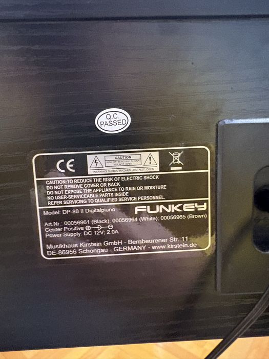 Pian digitel funkey DP 88 Ii
