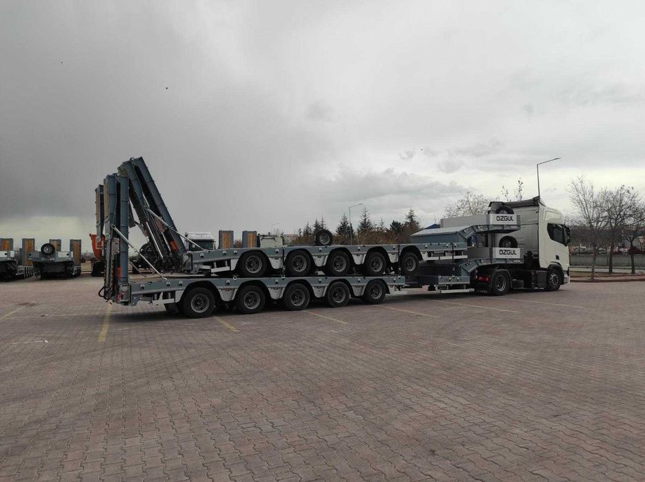 Trailer 5 Axe Extensibil Rampe Duble Hidraulice 82 Tone
