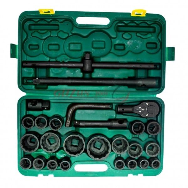 Set tubulare forta/ impact 26 piese in 12 laturi, 21-65mm