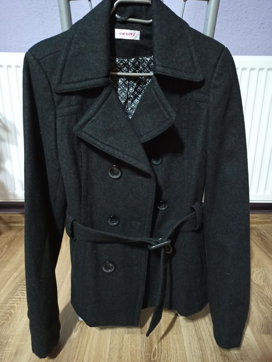 Palton negru Orsay marimea 36