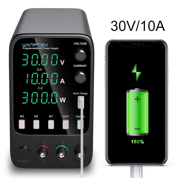 Sursa laborator de curent continuu programabila 30V 10A 300W