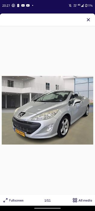 Peugeot 308CC 1.6 turbo Noir&Blanc,138.952km,2011,1.6turbo NR.ROSII HR