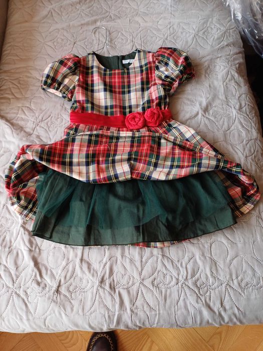 Коледна детска рокля Mayoral 116см, 6г