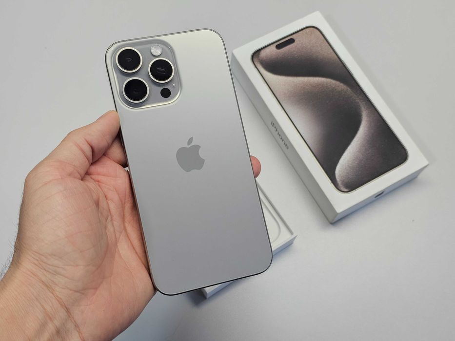 ПРОДАМ iPhone 15 Pro MAX (512GB) Natural Titanium. Состояние ОТЛИЧНОЕ