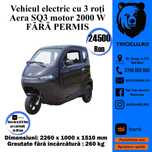 Vehicule electrice cu 3 si 4 roti noi AERA SQ 3/4 FARA PERMIS