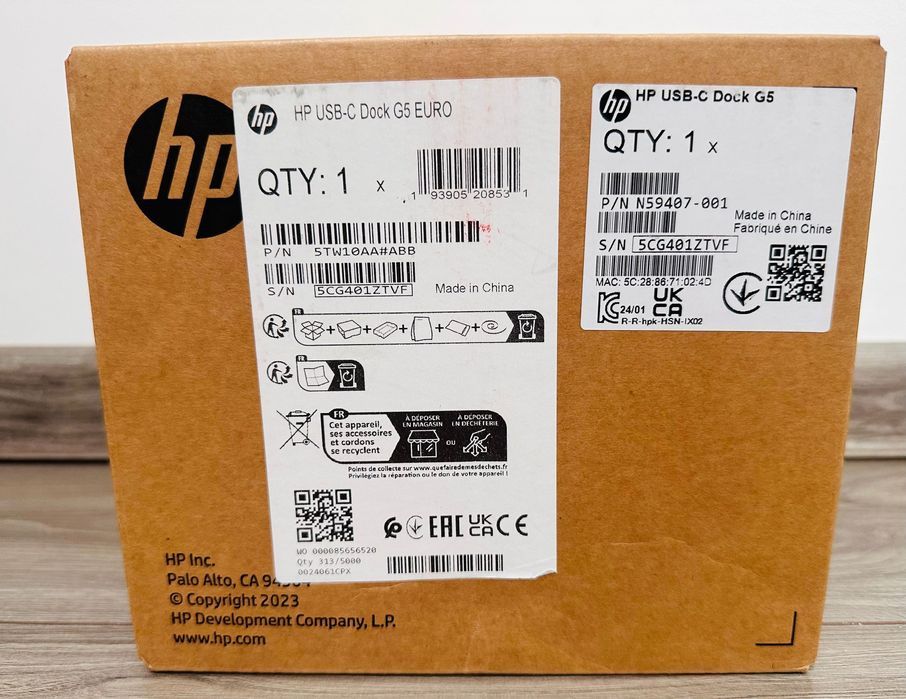 Vând HP USB-C Dock G5