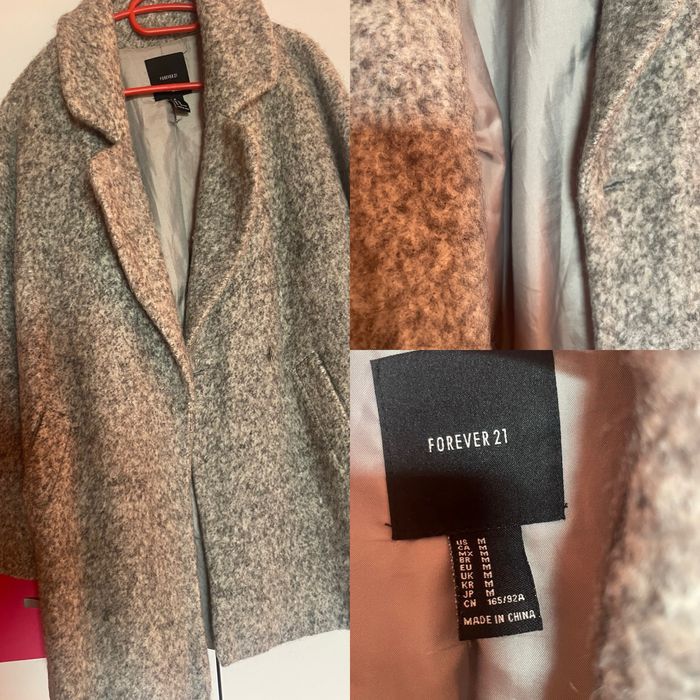 Дамско палто розово Teddy bear Zara Guess Bershka H&M Armani Gucci