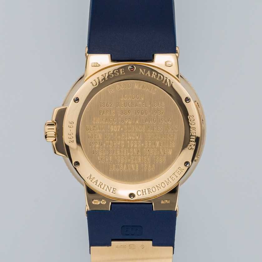 Ulysse Nardin Maxi Marine Chronometer Rose Gold 41mm 266-66