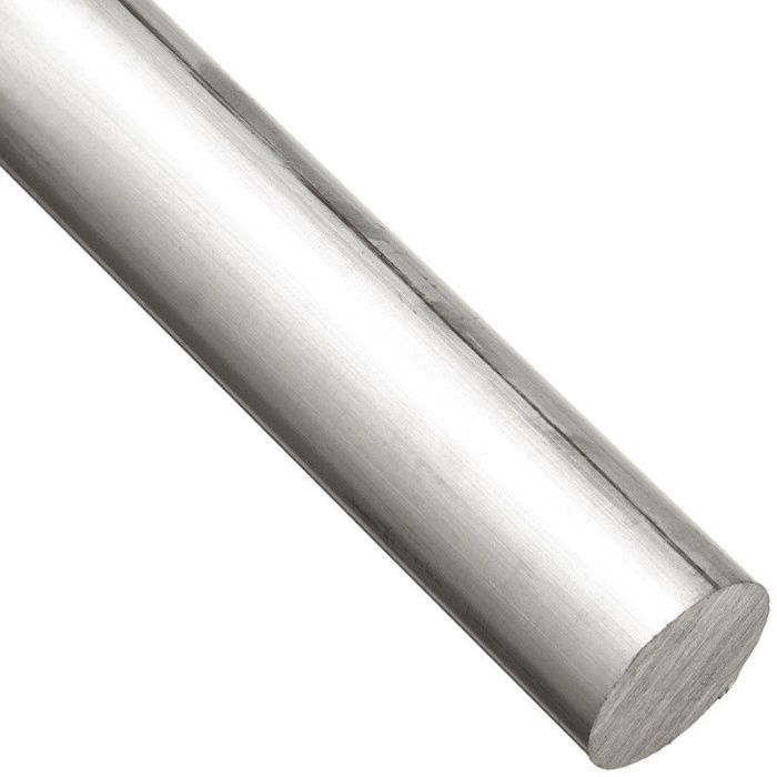 Bara Aliaj Aluminiu 6061 (Φ35mm x L= 250mm), Φ35mm x L= 250mm