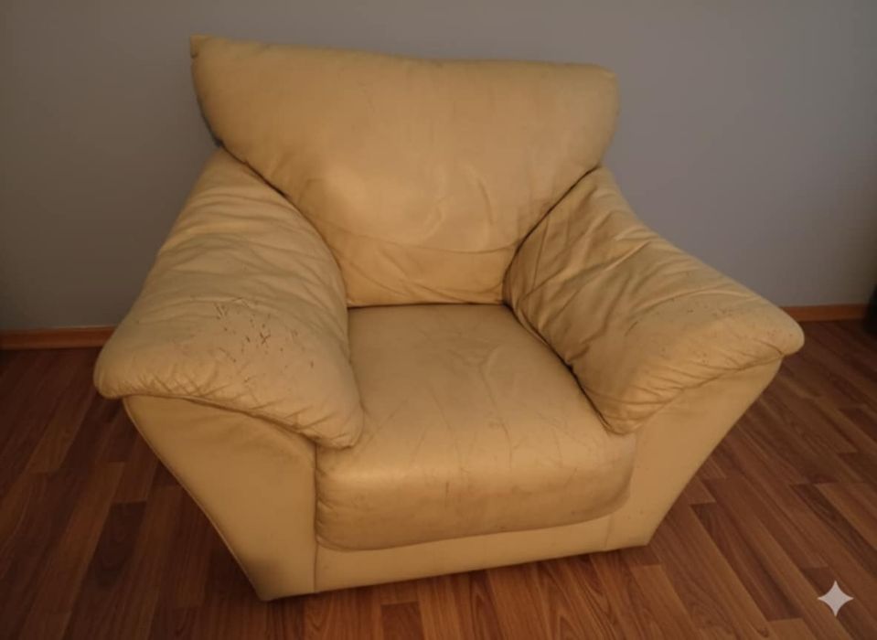 Холна гарнитура- естествена кожа