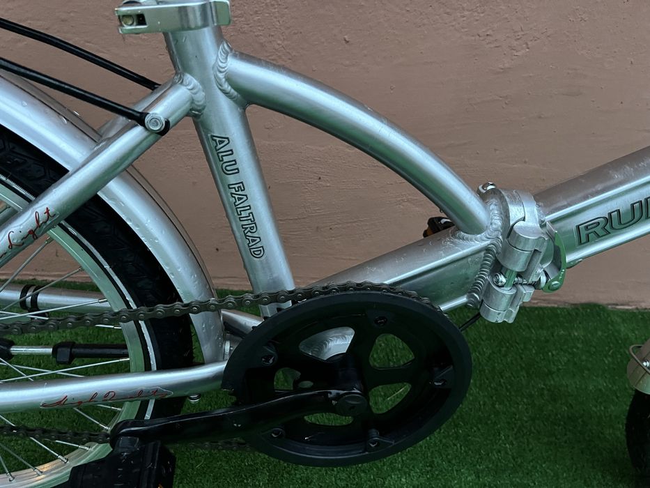 Като Нов Сгъваем Алуминиев Велосипед  20цола 3ск.Вътрешни