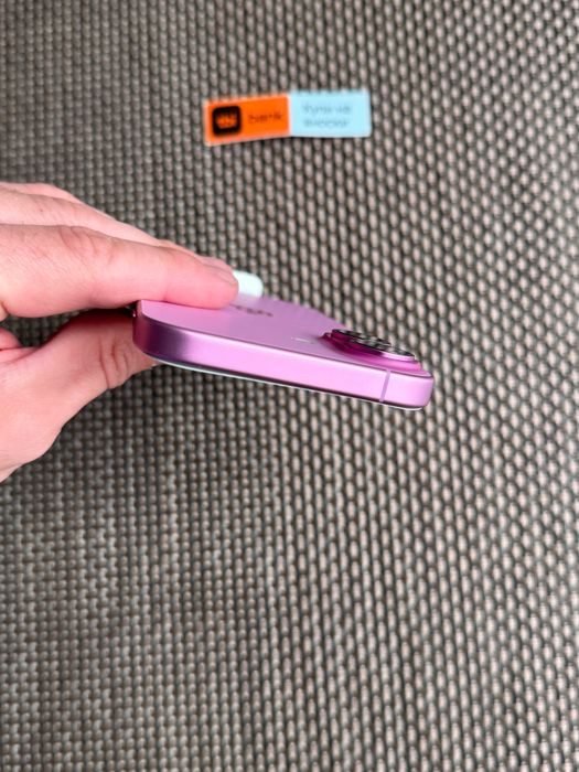 256Gb! iPhone 16 Лизинг от 57лв/м pink КАТО НОВ розов ГАРАНЦИЯ!