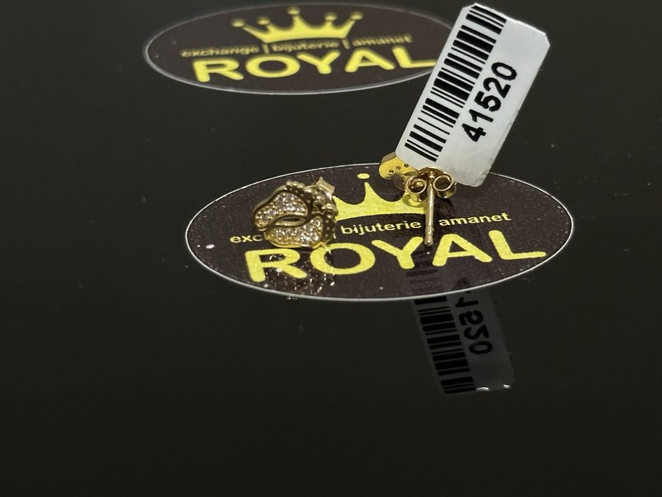 Bijuteria Royal: Cercei aur 14k/1.45 gr