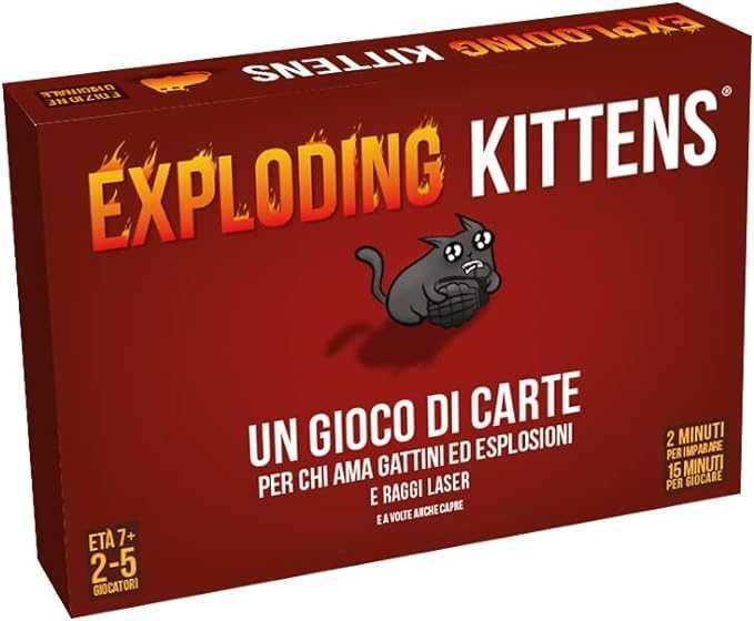 Exploding Kittens - Joc de cărți | Joc de petrecere pentru familie