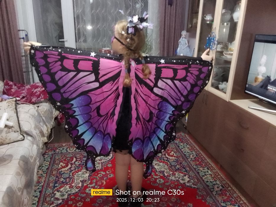 Новогодний костюм бабочки