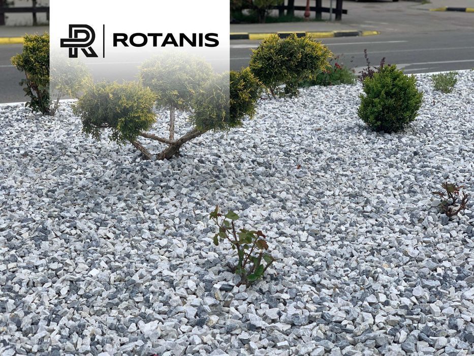 Piatra concasata ornamentala pentru gradina și curte