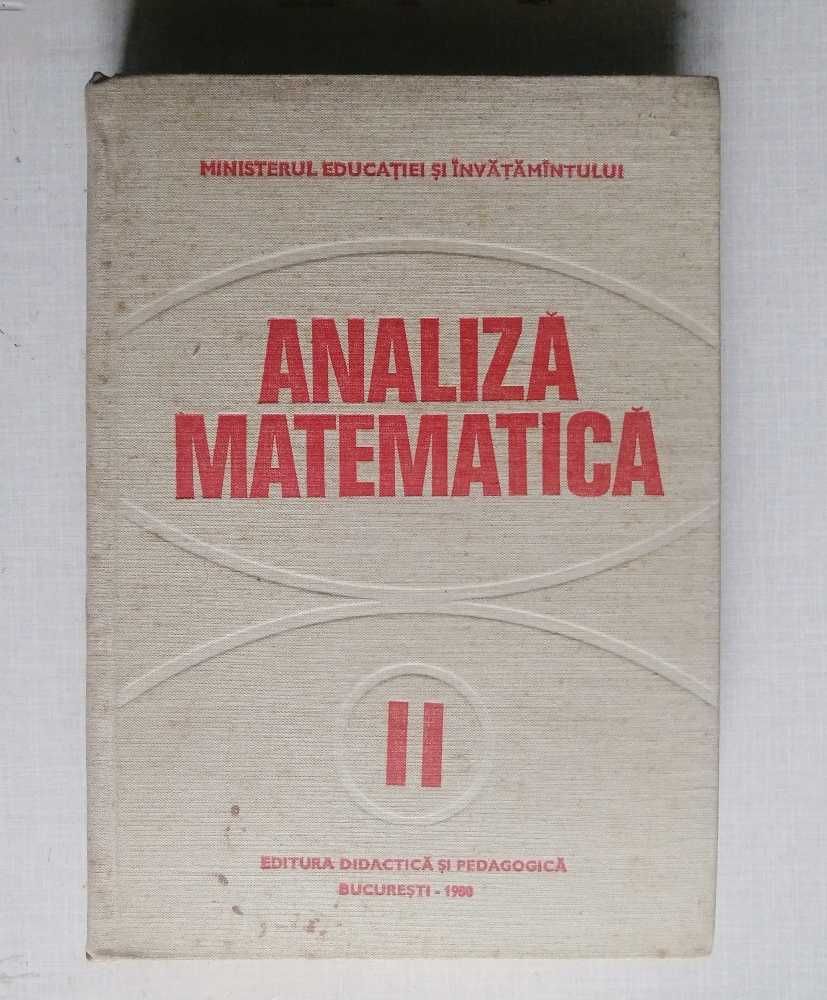 Analiza matematica vol. I si II - 1200 pagini