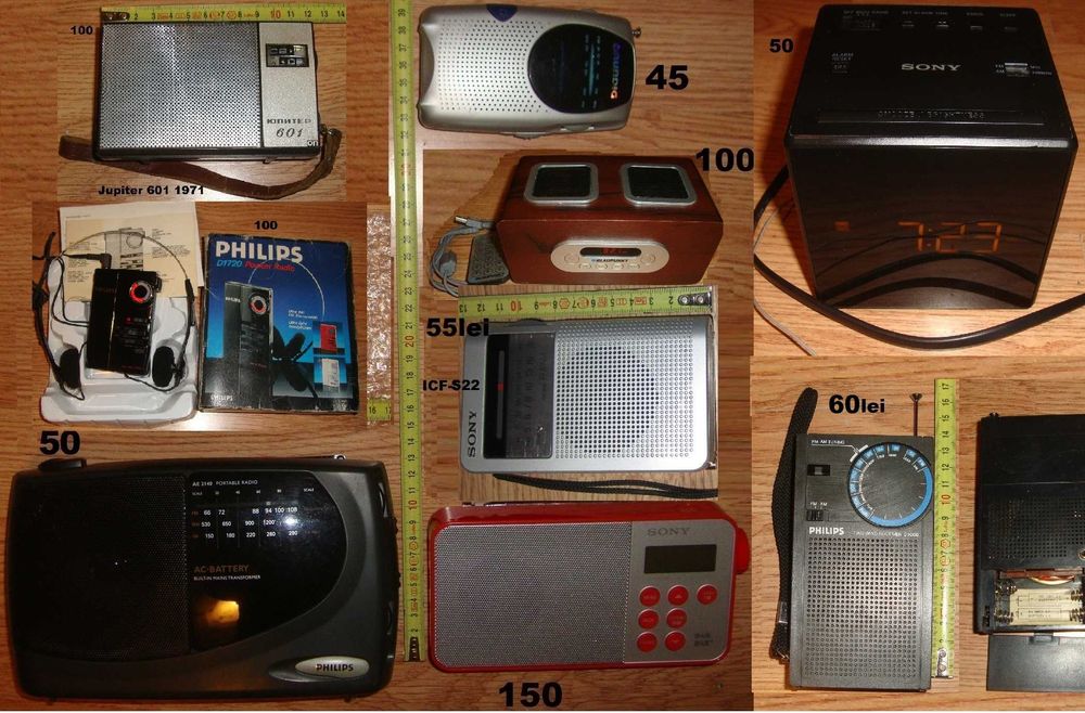 Radio Sony XDR-S40DBP Sony ICF-390 Sharp Sony ICF-P37 Sony CFS210L