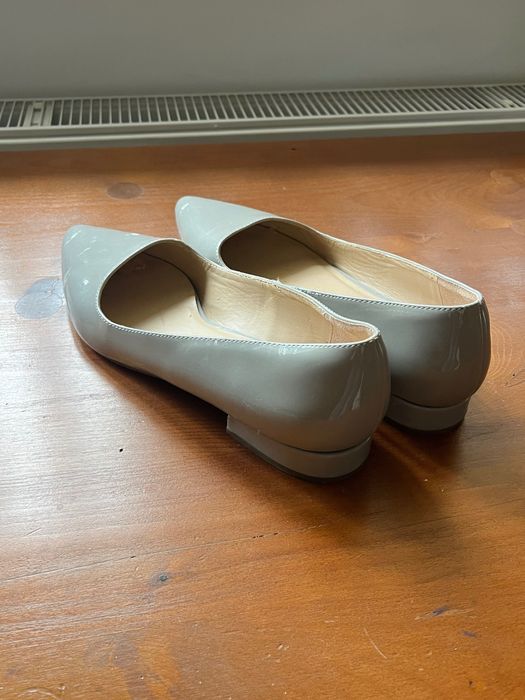 Pantofi gri stilleto