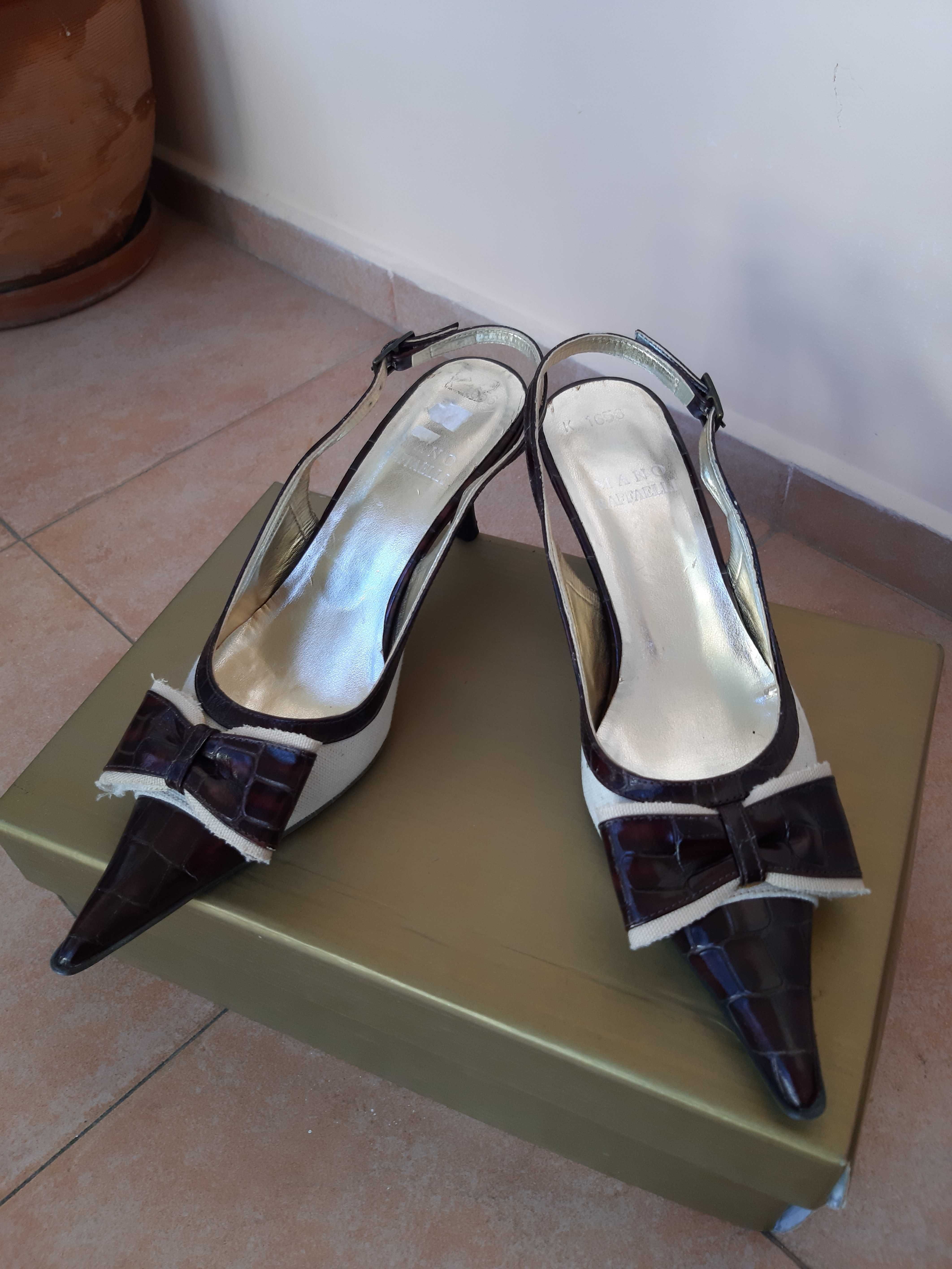 Обувки ЕСТЕСТВЕНА Кожа"MANO RAFFAELLI",Шикозни с Красиви Пандели!НОВИ!