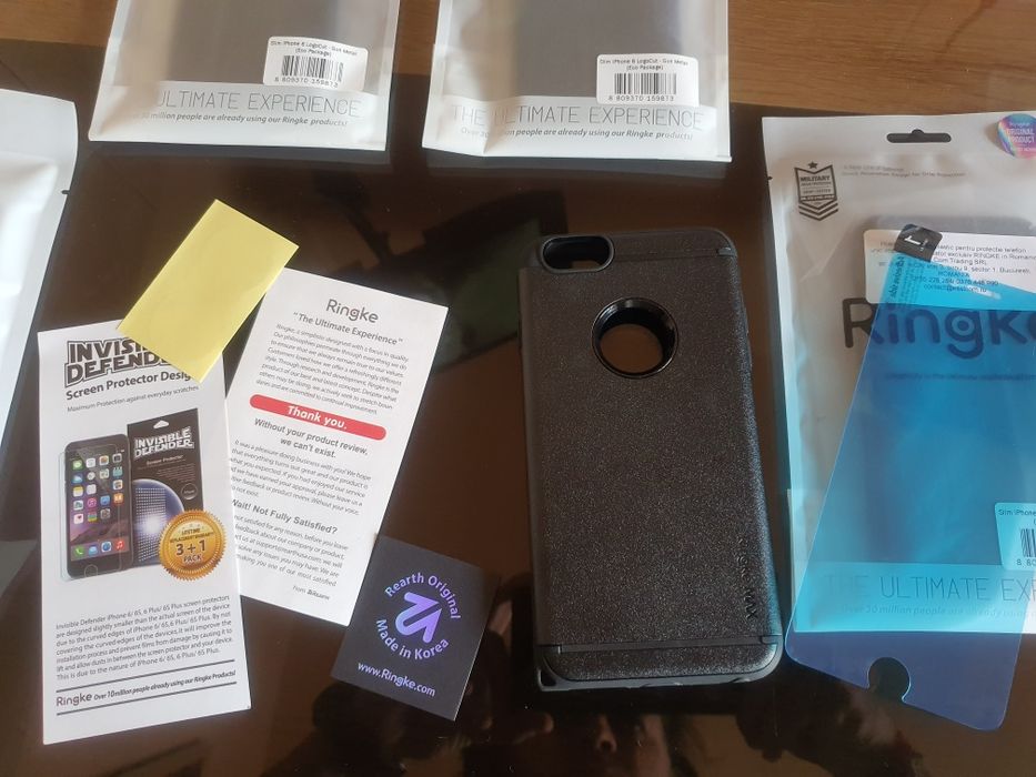 Husa Iphone 6Plus +Folie Ringke