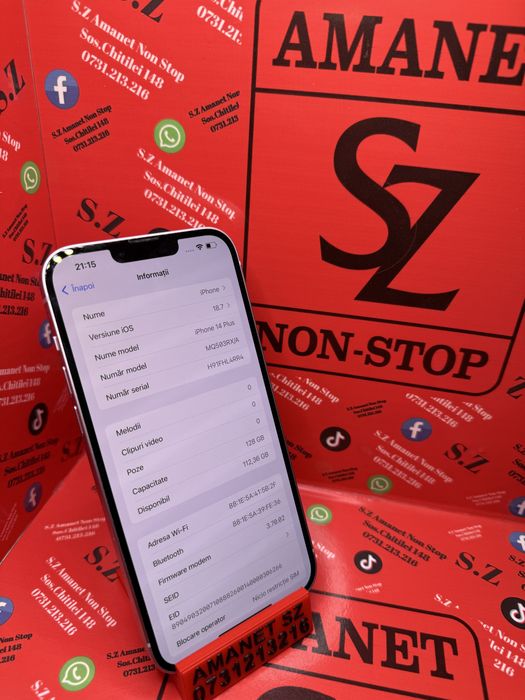 Iphone 14 Plus Amanet SZ Non STOP