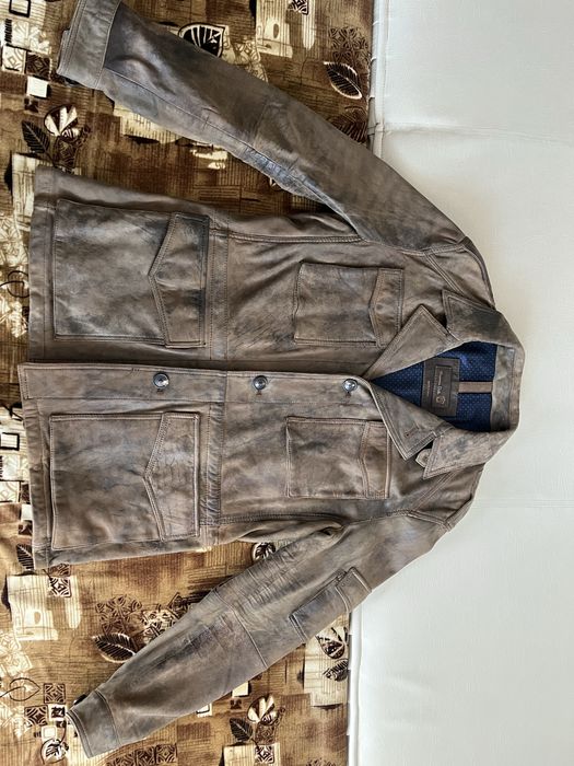 Geaca de piele Massimo Dutti