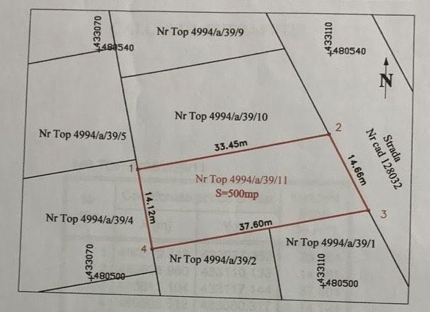 Comision 0%!! Teren intravilan | 500 mp | Zona Veteranii de Razboi