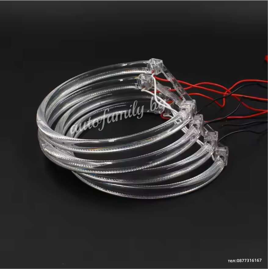 LED Crystal Ангелски очи за BMW E36 / E38 / E39 131mm