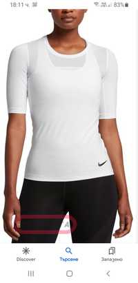 Nike PRO Stretch Compession Womens / L НОВО! ОРИГИНАЛ! Дамска Тениска!