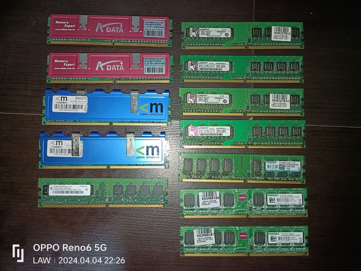 Memorie RAM PC ddr1, ddr2, ddr3