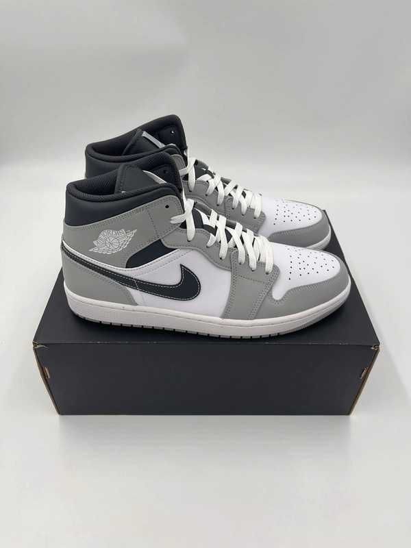 Air Jordan 1 MID Light Smoke Grey Anthracite - 1030RON