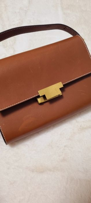 Geanta Massimo Dutti din piele de bovina