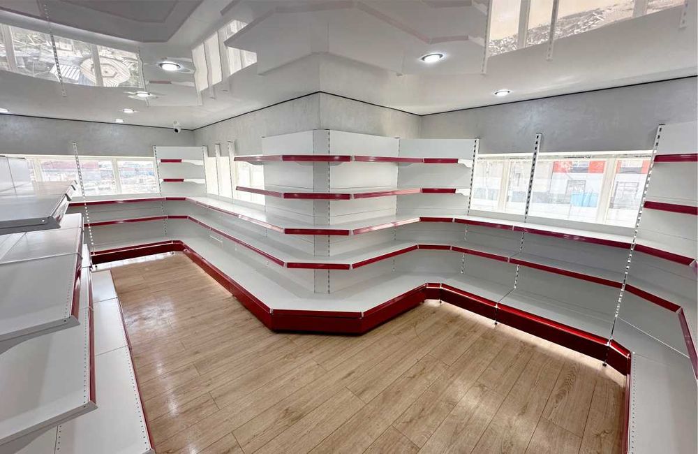 Prefabrik tokchalar. Торговые стеллажи из металла