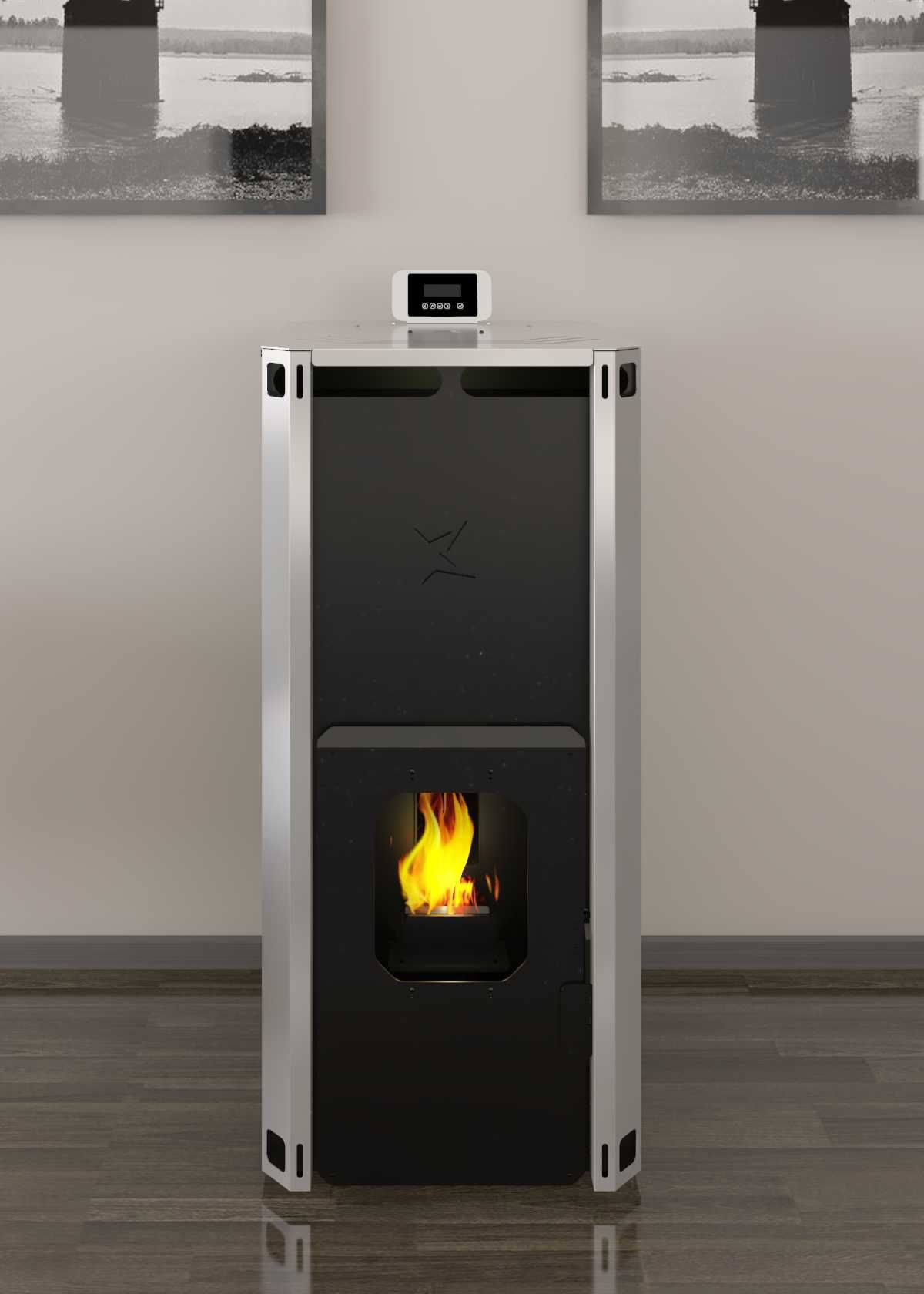 Топловъздушна пелетна камина Firestar WD10 –10kW