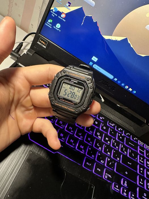 Casio W-218H.