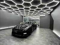 Lumini LED Hexagon Showroom Detailing Service Garaj Salon Sala Atelier