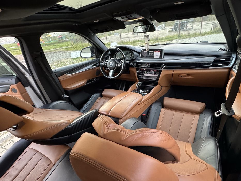 BMW X6 35i  306 Cai An-08.2018 Alb Perlat - Dotari de Top!!!