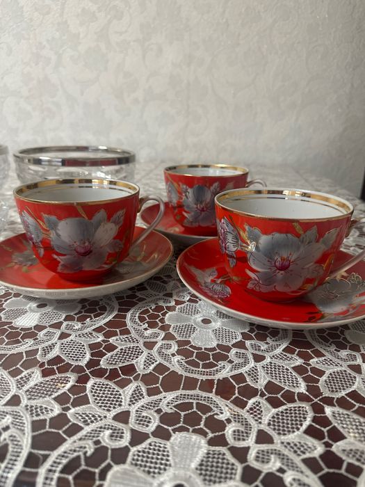 Чашки - 3 штук  ссср