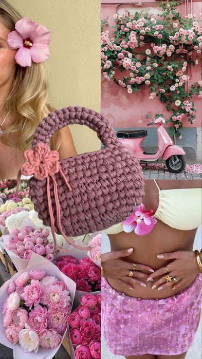 Плетени мини чанти