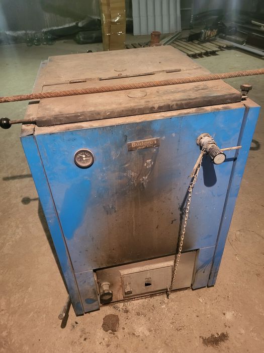 Котёл Buderos в рабочем состоянии