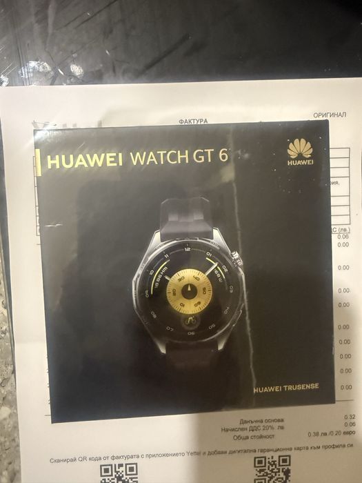 Huawei watch GT6 46 mm Black Rubber
