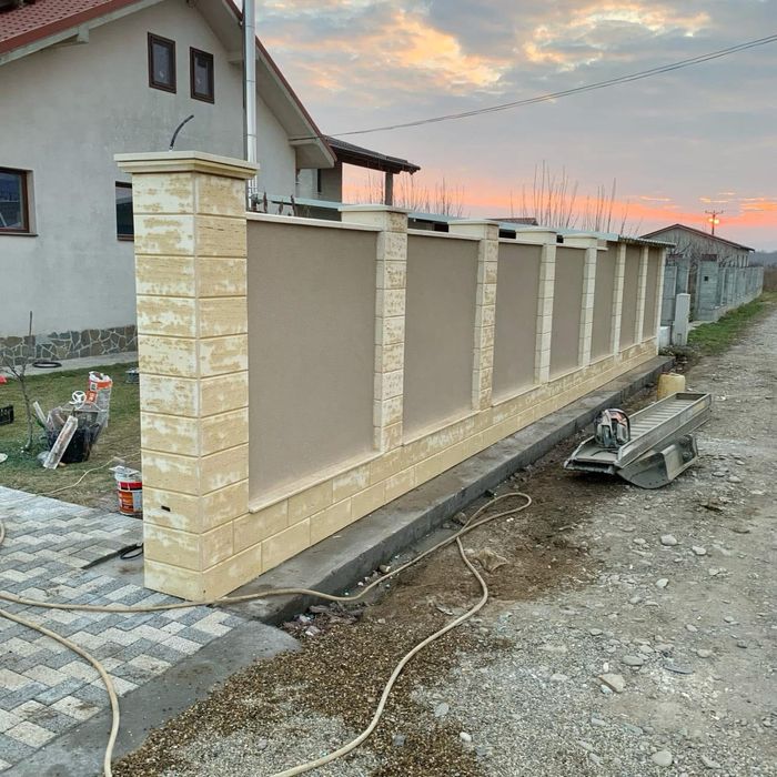 Montaj pevele /borduri /amenajeri curti saptii verzi