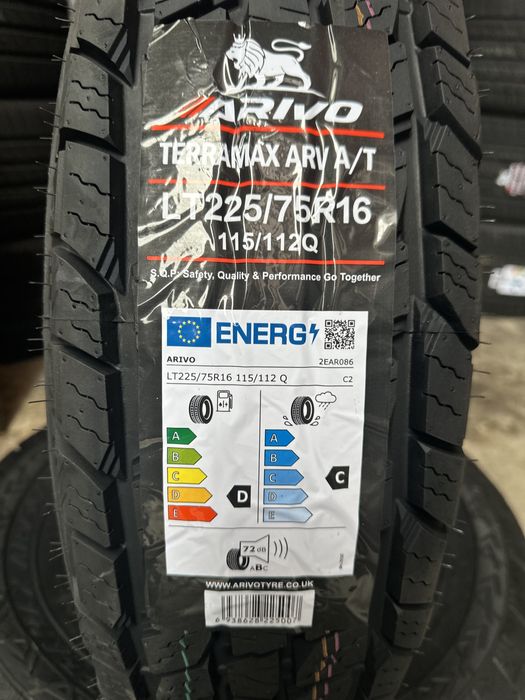 Нови джипови гуми ARIVO TERRAMAX ARV A/T LT225/75R16 115/112Q НОВ DOT