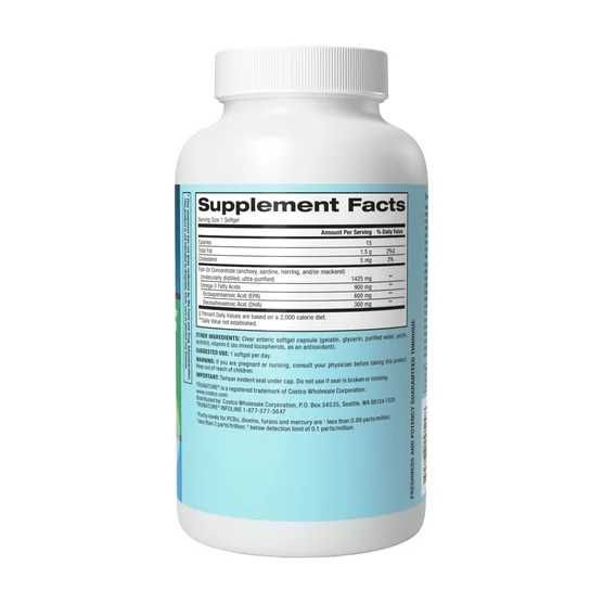 900мг Омега-3 Рыбий жир 1425мг trunature Triple Strength Omega 200капс