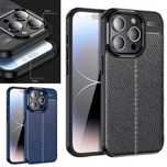 Husa Premium Antisoc model PIELE pentru iPhone 15 , 15 Pro Max