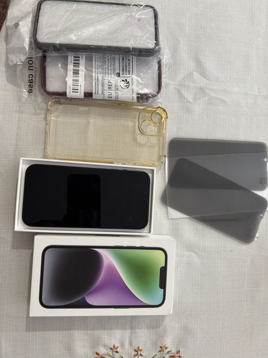Iphone 14 128gb full box ca Nou