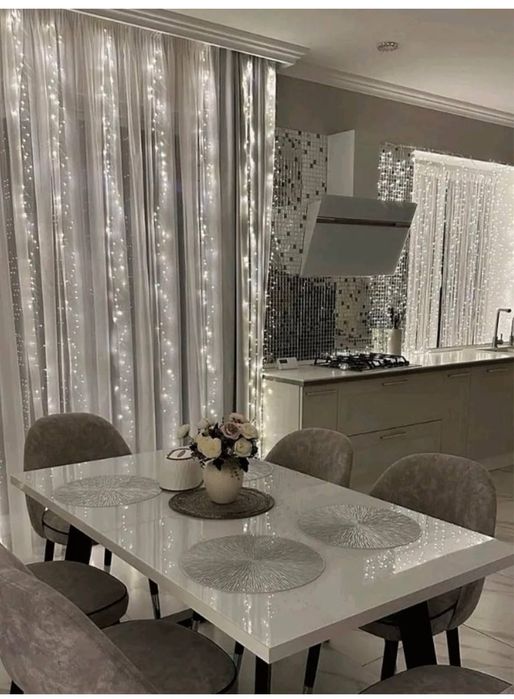 Мишура,гирлянда водопад