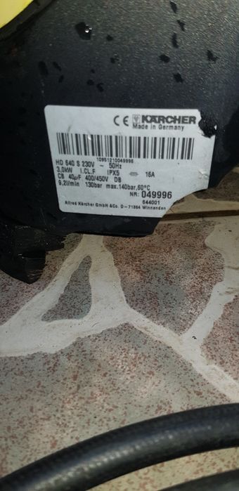 Karcher hd. 640.aparat de spalat